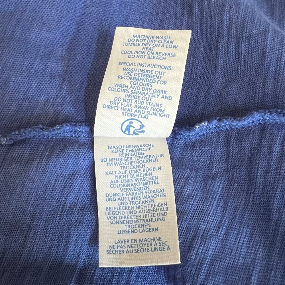 Boden Blue Swan-Print Midi Dress - Picture 14 of 14